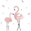 flamingo sticker